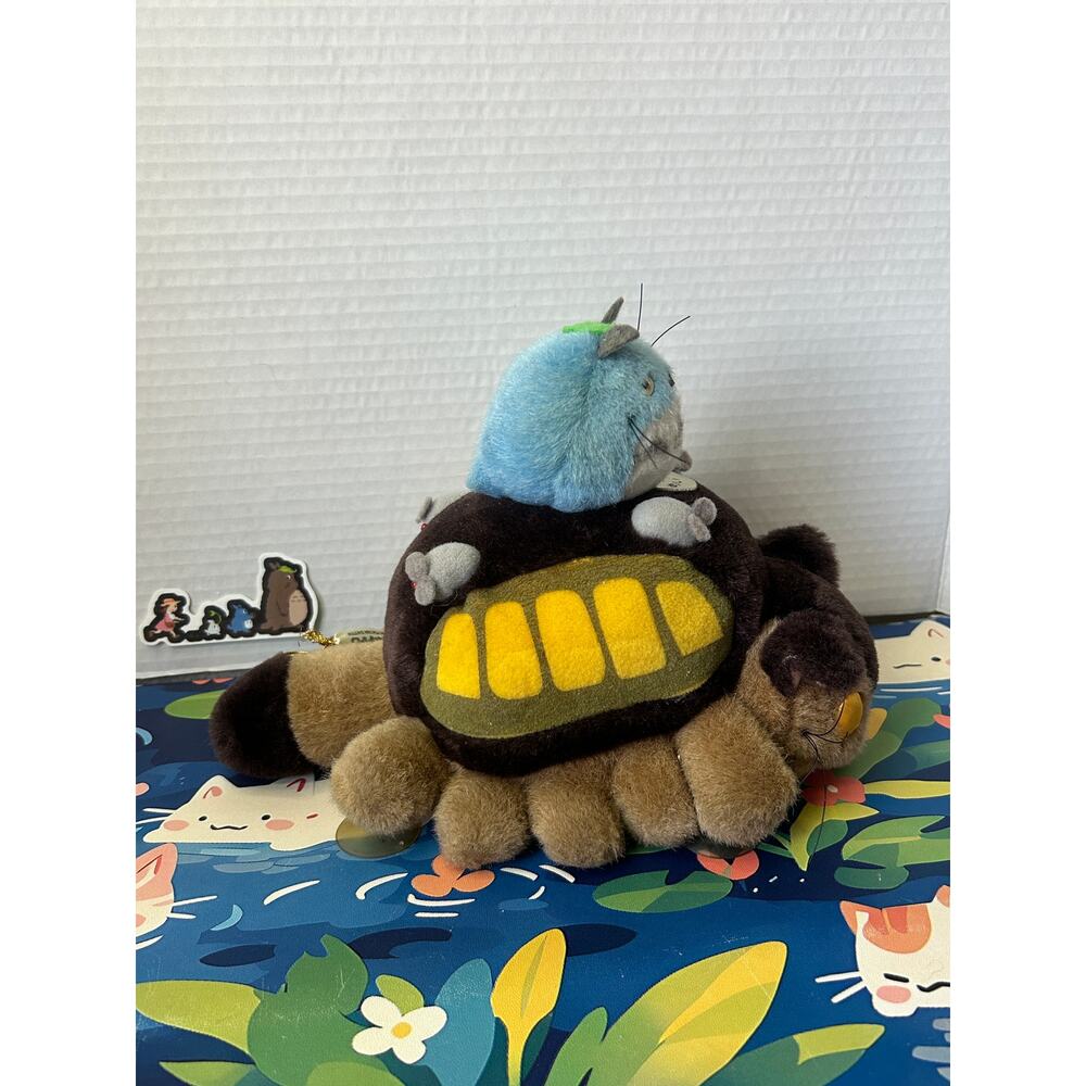 Vintage Studio Ghibli My Neighbor Totoro Cat Bus Plush Stuffed Animal Toy Doll - Picture 7 of 12